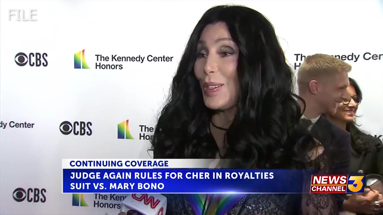 Judge again rules for Cher in royalties suit vs. Mary Bono
