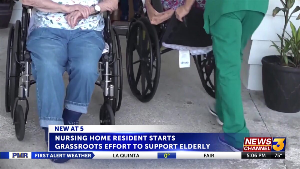 Nursing home resident starts grassroots effort to support elderly
