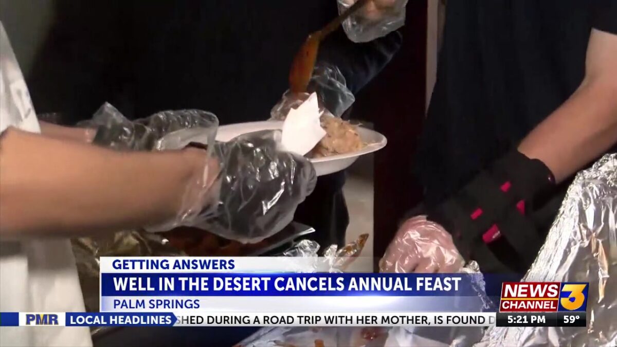 Well in the Desert cancels annual Christmas feast in Palm Springs