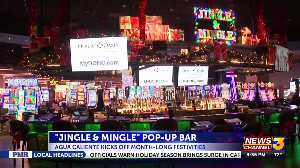 ‘Jingle & Mingle’ pop up bar brings holiday magic to the valley