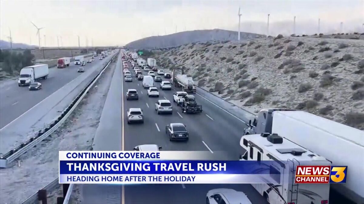 Drivers brace for holiday travel through the Coachella Valley