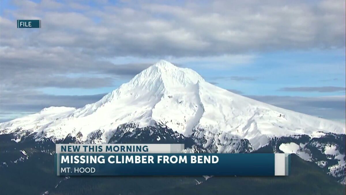 Recovery operations suspended for missing Bend climber on Mt. Hood