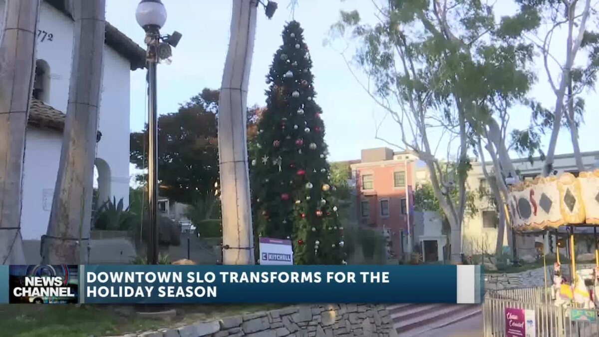Santa Claus & New Light Displays Coming To Downtown SLO This Weekend