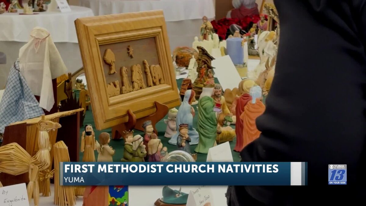 Yuma First Methodist Church displays nativities