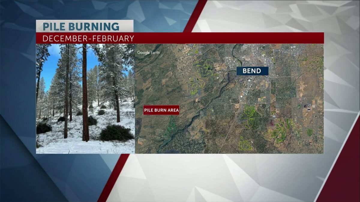 Deschutes County to conduct pile burning southwest of Bend in coming weeks