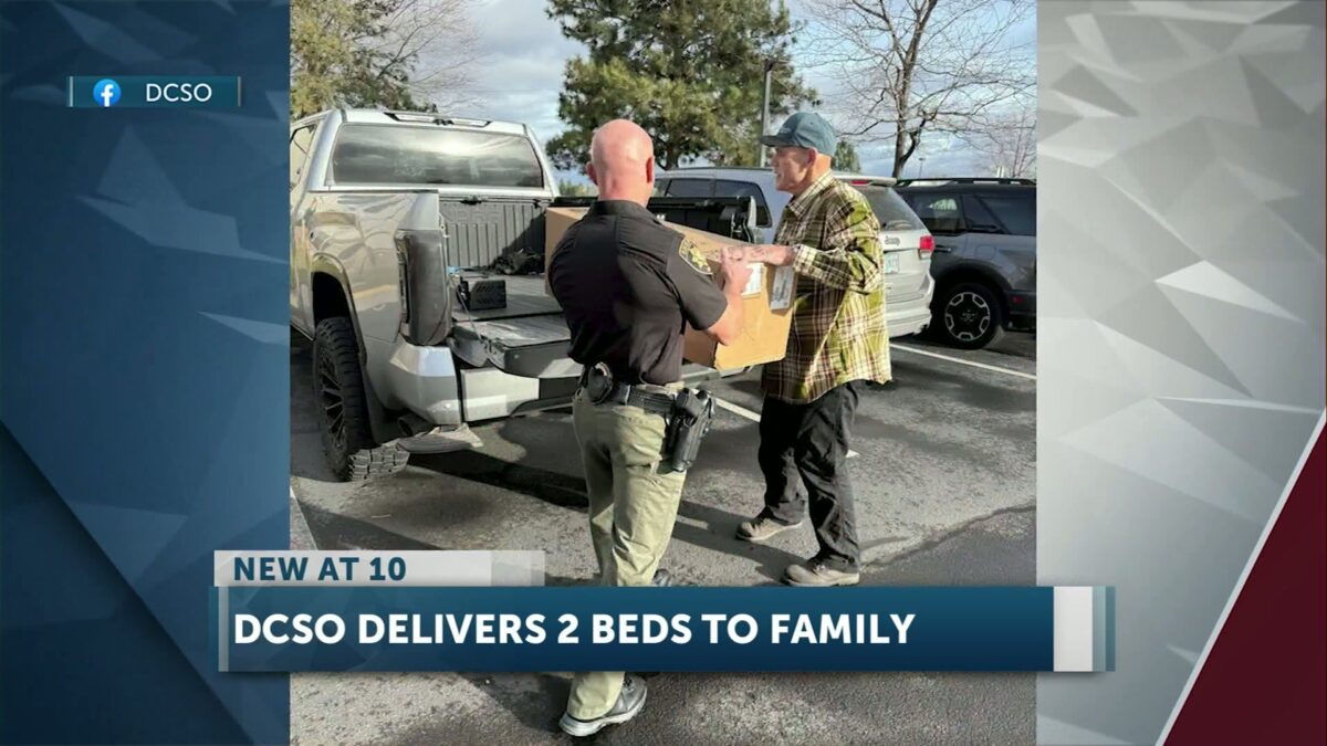 DCSO joins forces with Sleep in Heavenly Peace to serve a family in need