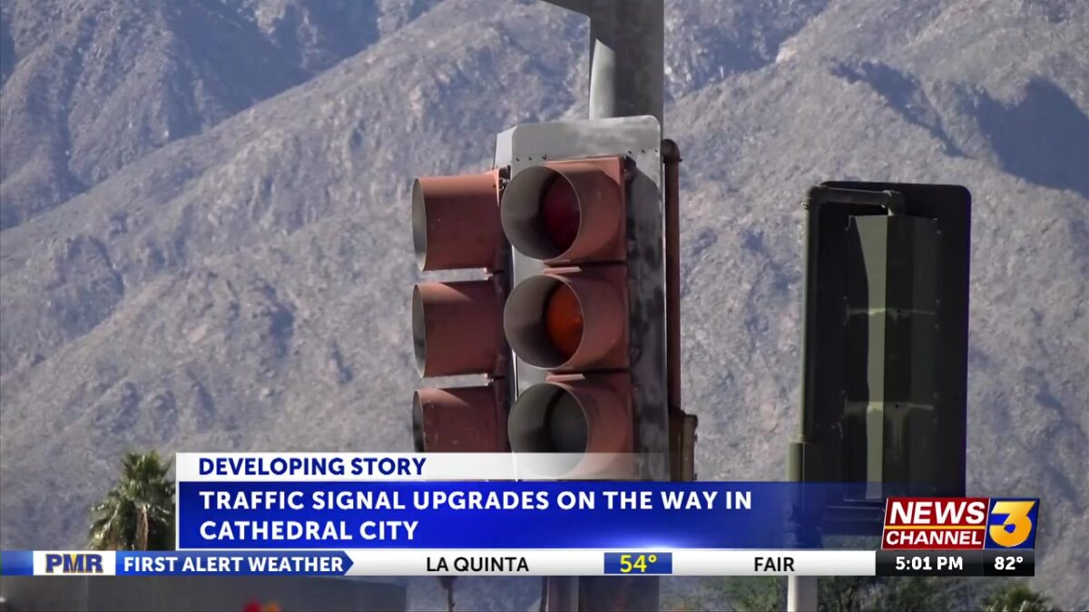 Traffic signal upgrades on the way in Cathedral City