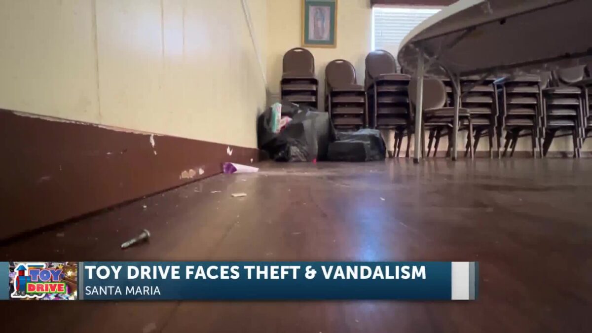 Toy Theft & Property Vandalism in Santa Maria Causes a Christmas Pinch