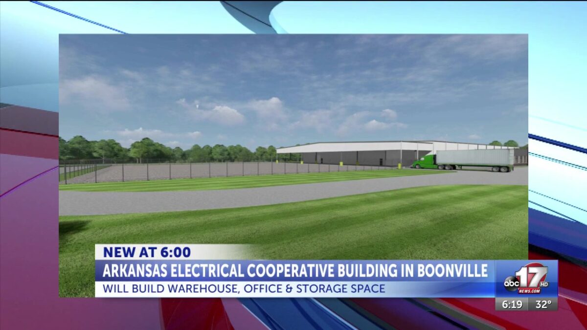 Arkansas electric company building distribution center in Boonville