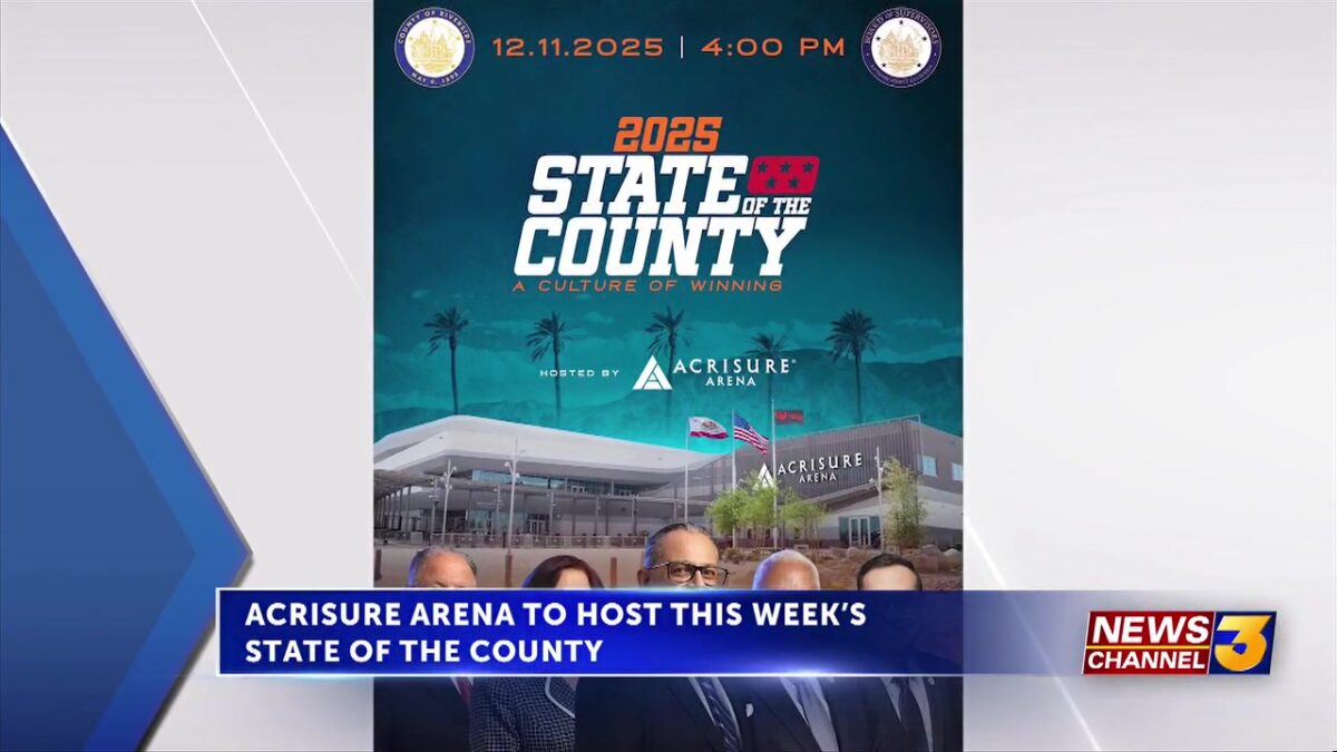 Acrisure Arena to host this week’s State of the County presentation