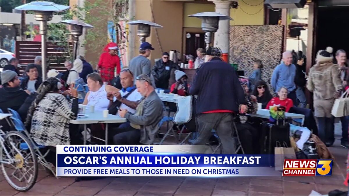Oscar’s Palm Springs hosts annual holiday breakfast for those in need