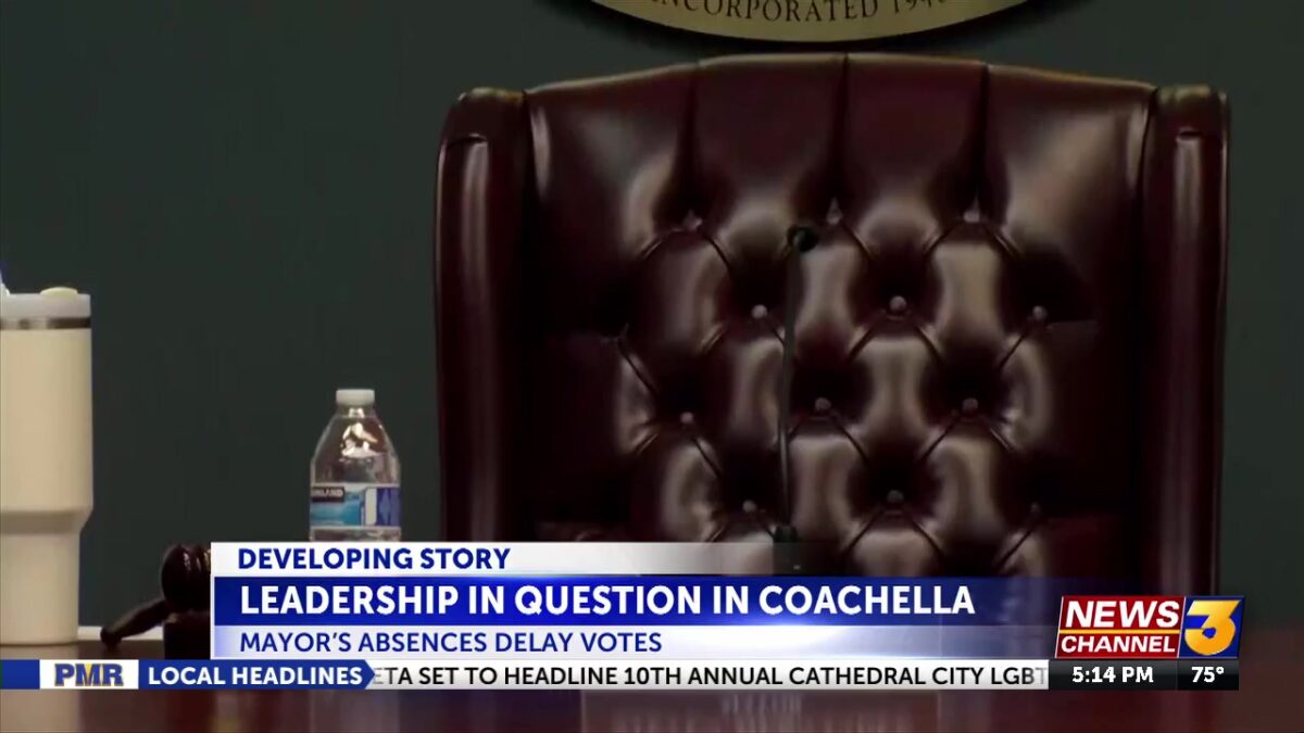 Leadership concerns grow in Coachella as Mayor misses another council meeting
