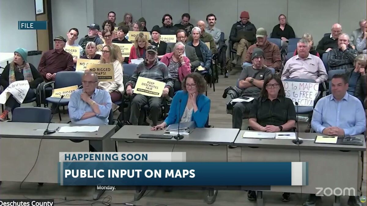 Deschutes County commissioners plan two January public hearings on proposed five-district map