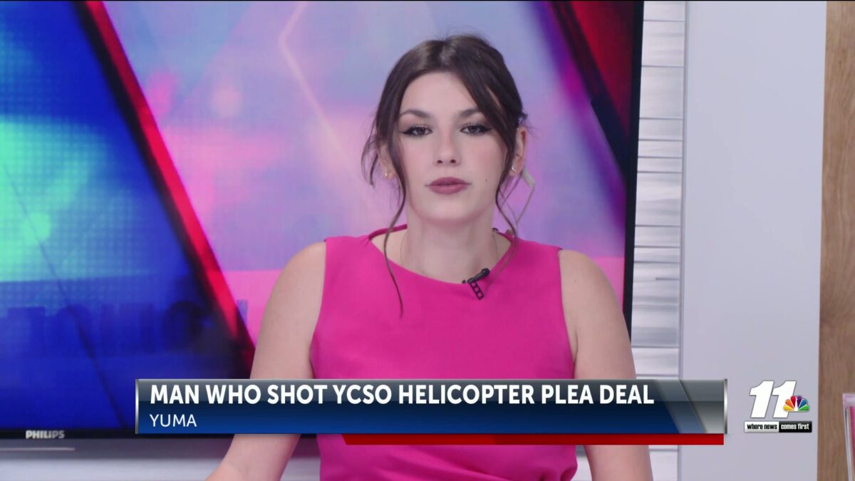 Man accused of shooting at a YCSO helicopter accepts plea deal