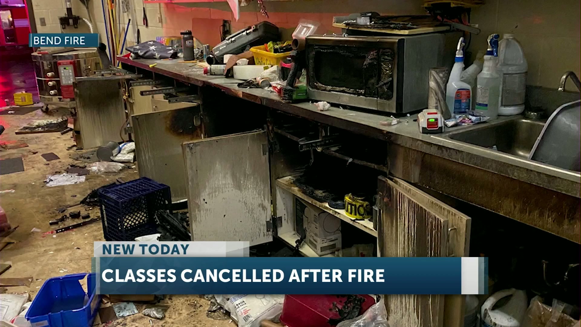 Bend’s Miller Elementary School cancels a second day of classes after fire linked to lithium battery