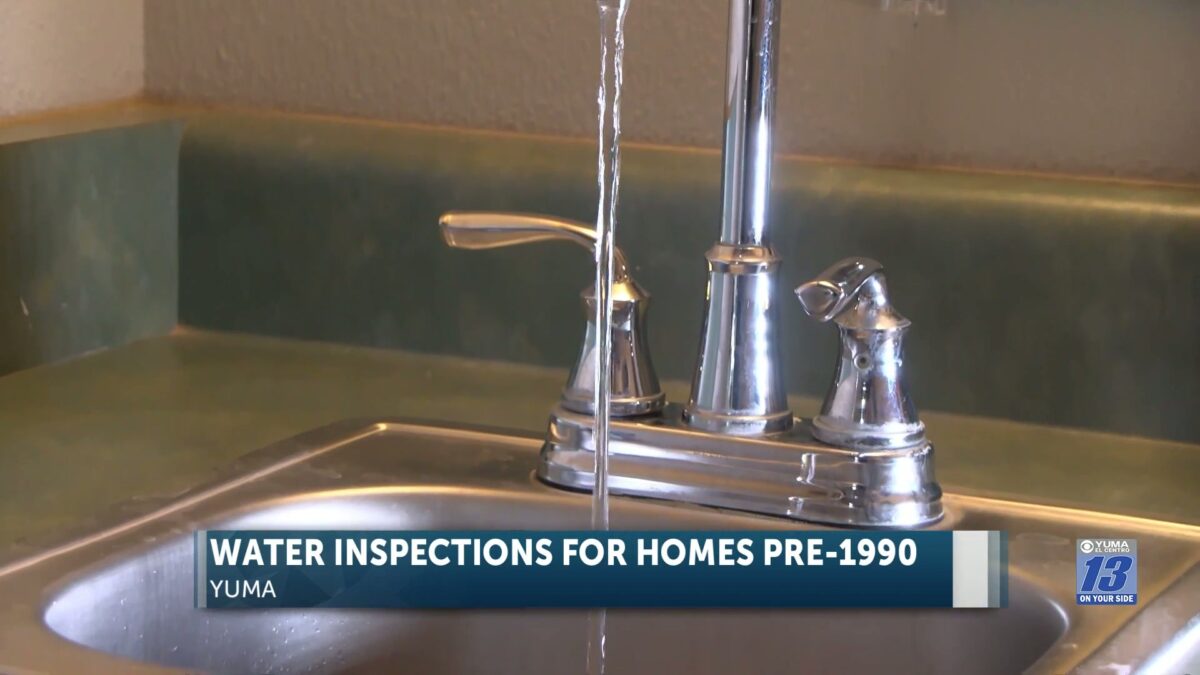Residents of homes built before 1990 will be notified of upcoming water line inspections