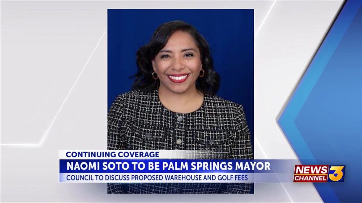 Naomi Soto sworn-in as new mayor of Palm Springs