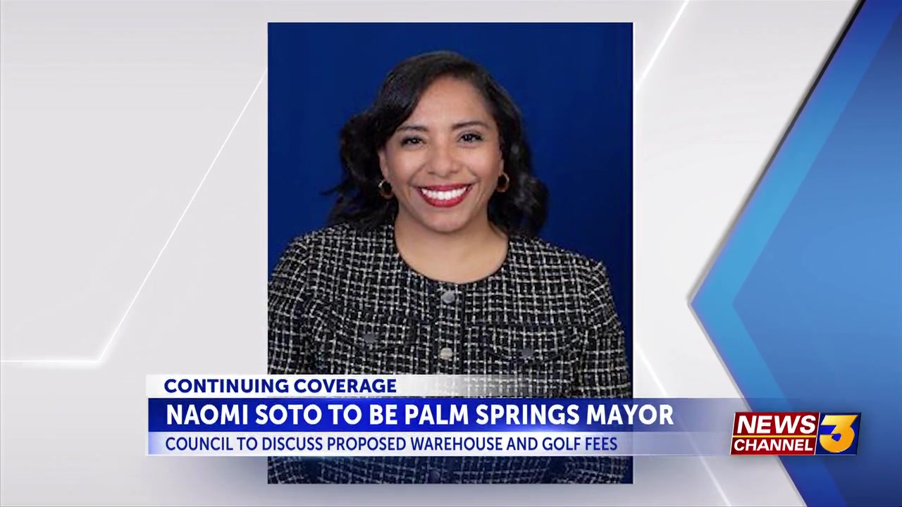 Naomi Soto to be sworn-in as new mayor of Palm Springs