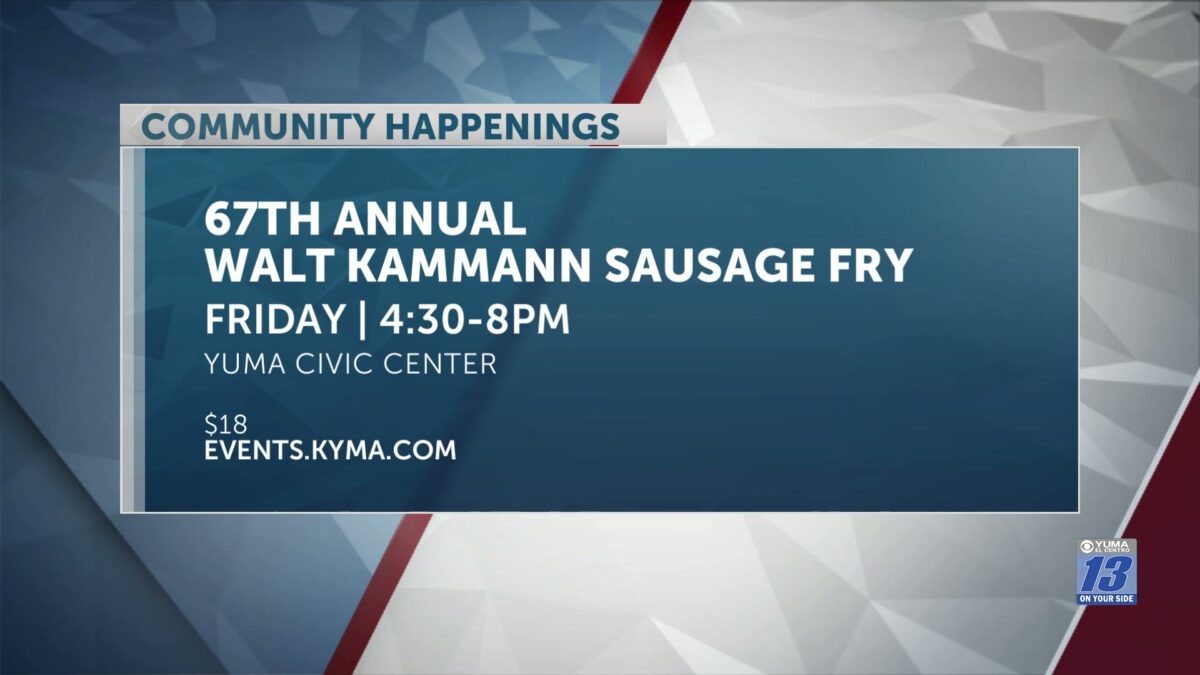 67th Annual Walt Kammann Sausage Fry happening this week