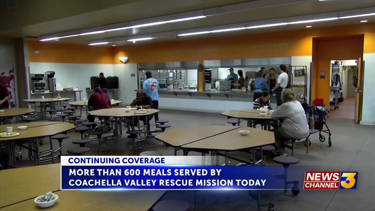 More than 600 meals served by Coachella Valley Rescue Mission on Christmas