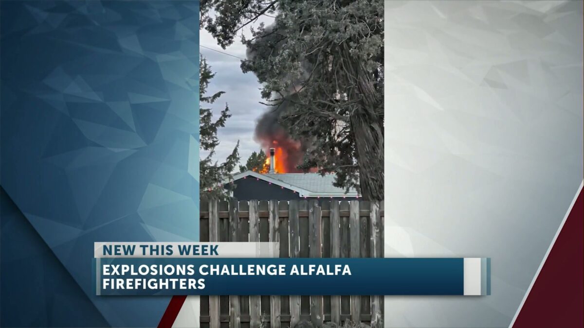 Fire destroys Alfalfa home: Exploding fireworks