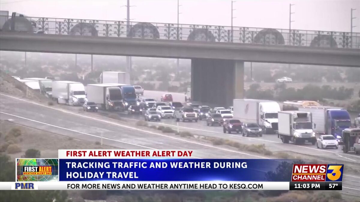 Tracking traffic and weather during holiday travel