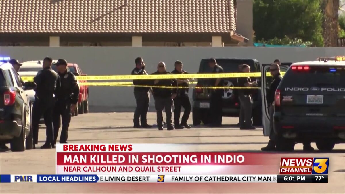 23-year-old man killed in Indio shooting