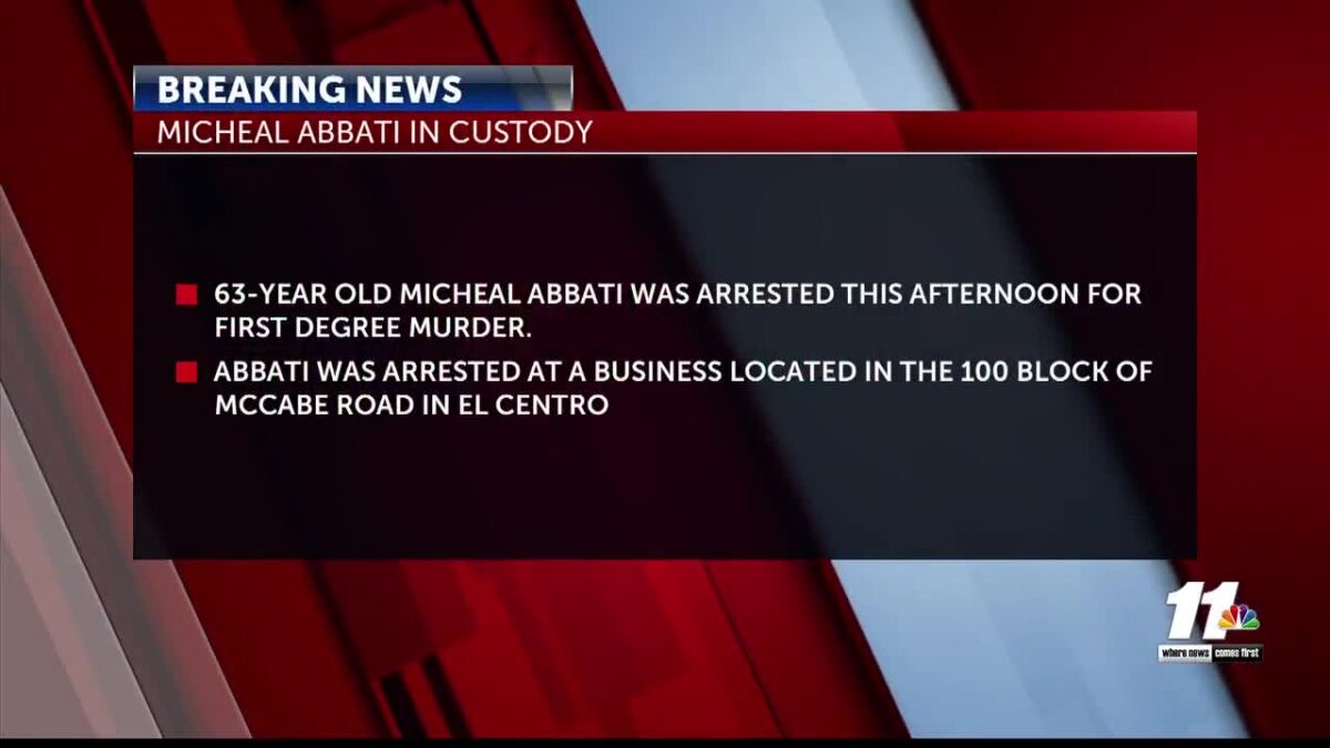 Imperial County suspect arrested for Pinetop murder