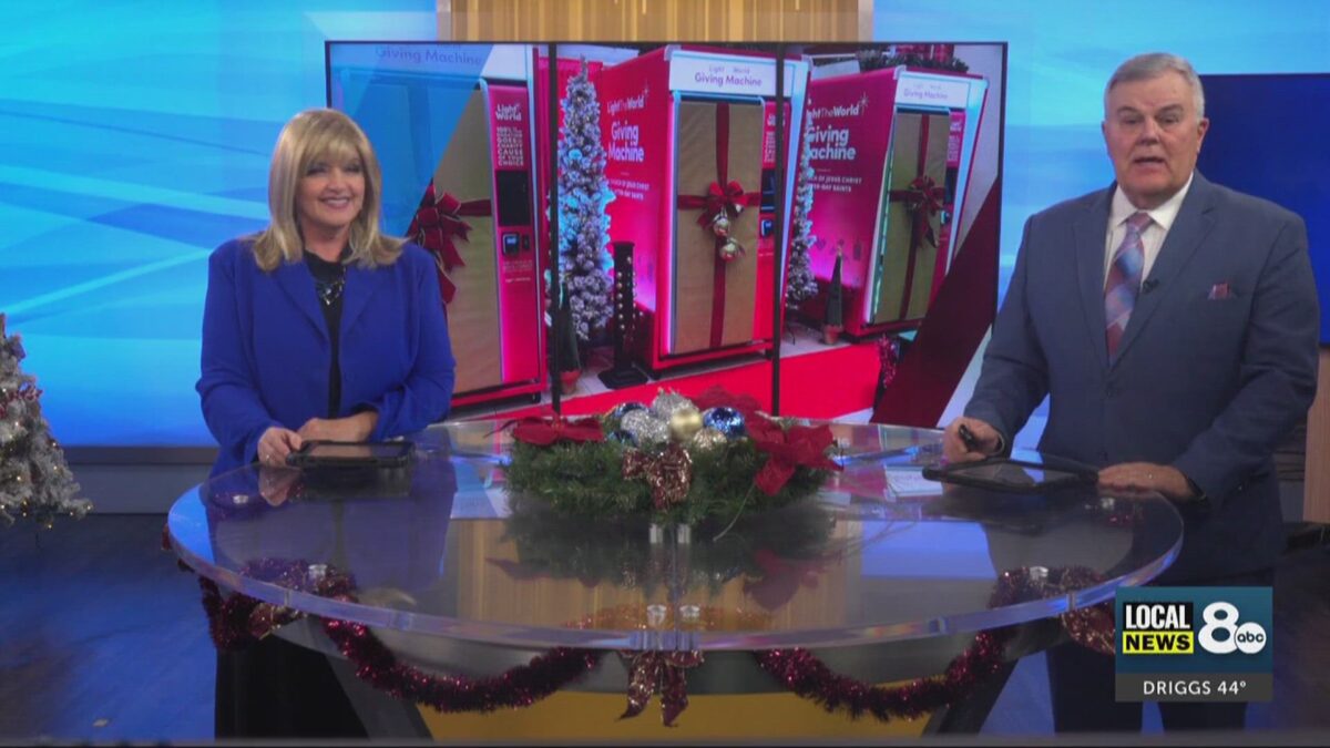 Light the World Giving Machines arrive at Grand Teton Mall