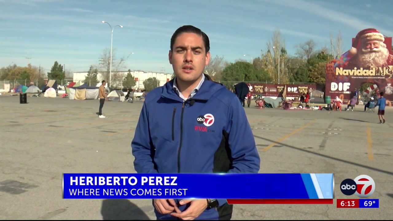 Some Juárez residents already camping out ahead of ‘Santa Bombero’ event on Christmas Eve