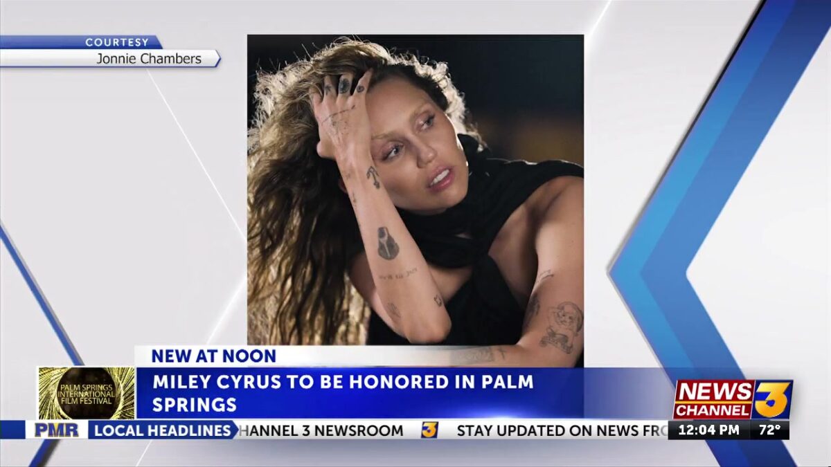 Miley Cyrus to be honored at Palm Springs Film Festival