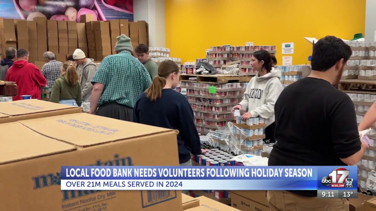 Local food bank highlights need for volunteers following holiday season