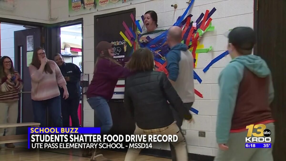 The School Buzz: Ute Pass students celebrate donation drive