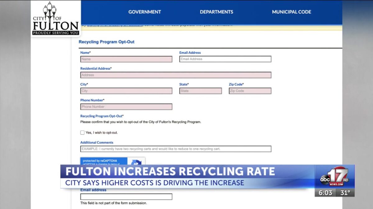 Fulton recycling fee jumps up $14 starting January