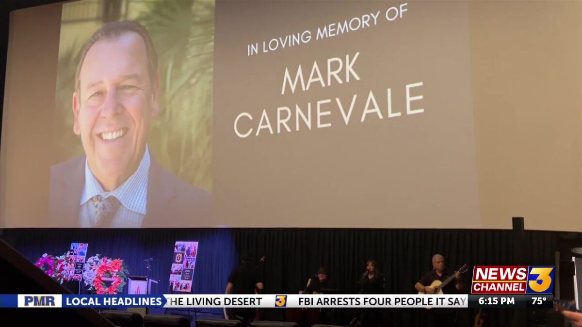 Cathedral City honors former councilmember Mark Carnevale at Celebration of Life ceremony