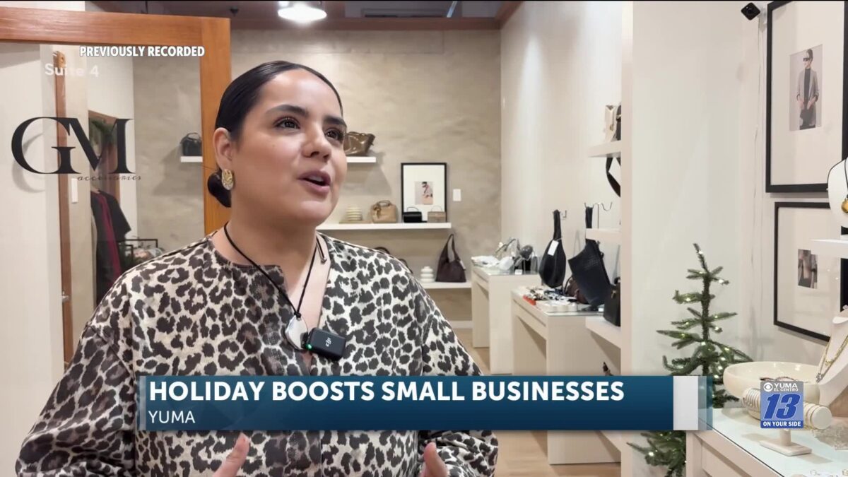 Small businesses in Yuma receive sales boost from holiday shoppers