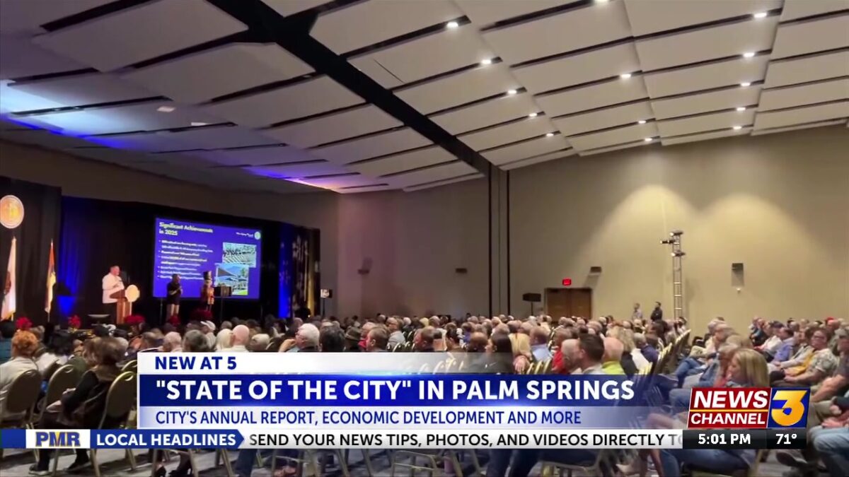 Palm Springs looks at future plans in ‘State of the City’ address