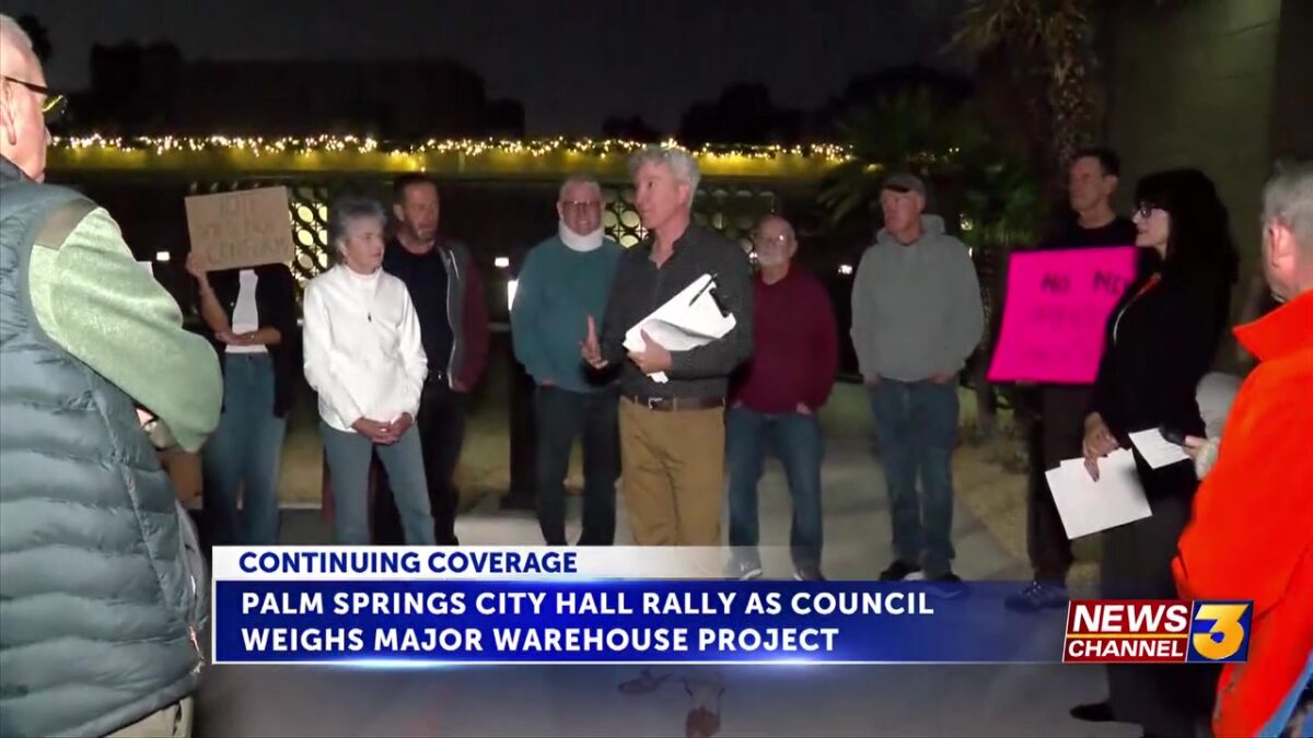 Palm Springs city council sends recommendations to tribe over controversial warehouse project