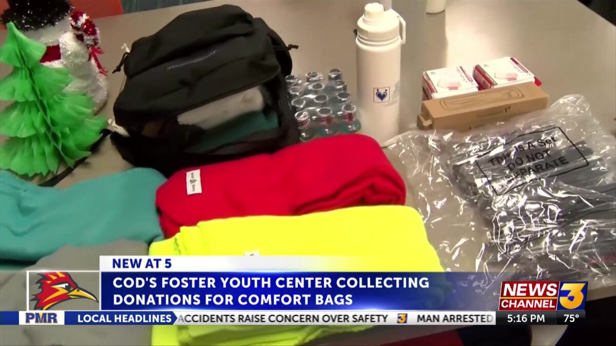 College of the Desert Foster Youth Center collecting donations for comfort bags