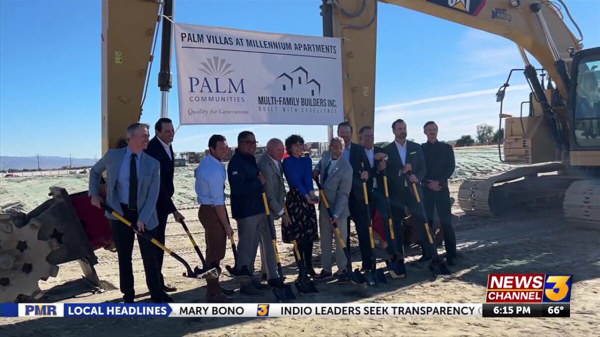 New affordable housing in Palm Desert breaks ground