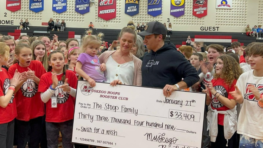 The Muskego community and beyond are helping Muskego parents Tyler and Erin Stoop turn their pain into progress.