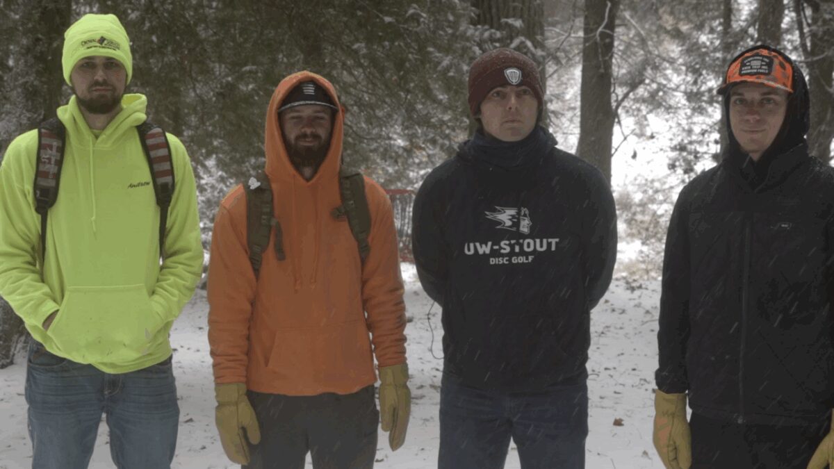 The group calls disc golf their weekend routine