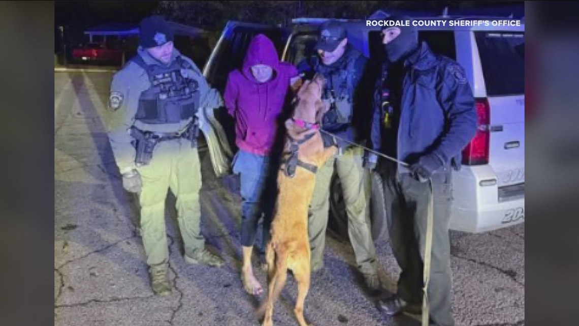 The escaped Rockdale County inmate who fled from Grady Hospital earlier this week and stole two vehicles was taken into custody in Newton County on Wednesday morning