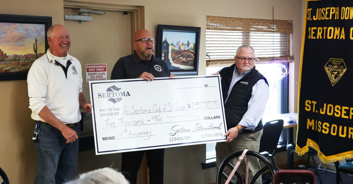 St. Joseph Sertoma Club presents $500 awards to Special Olympics
