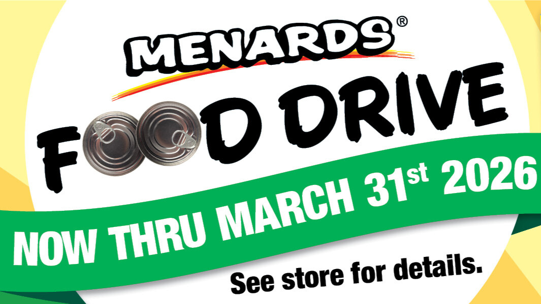 Menards holds food drive to support local pantries