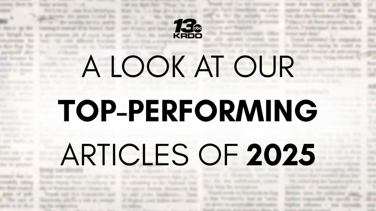 A look at KRDO13’s top-performing articles of 2025