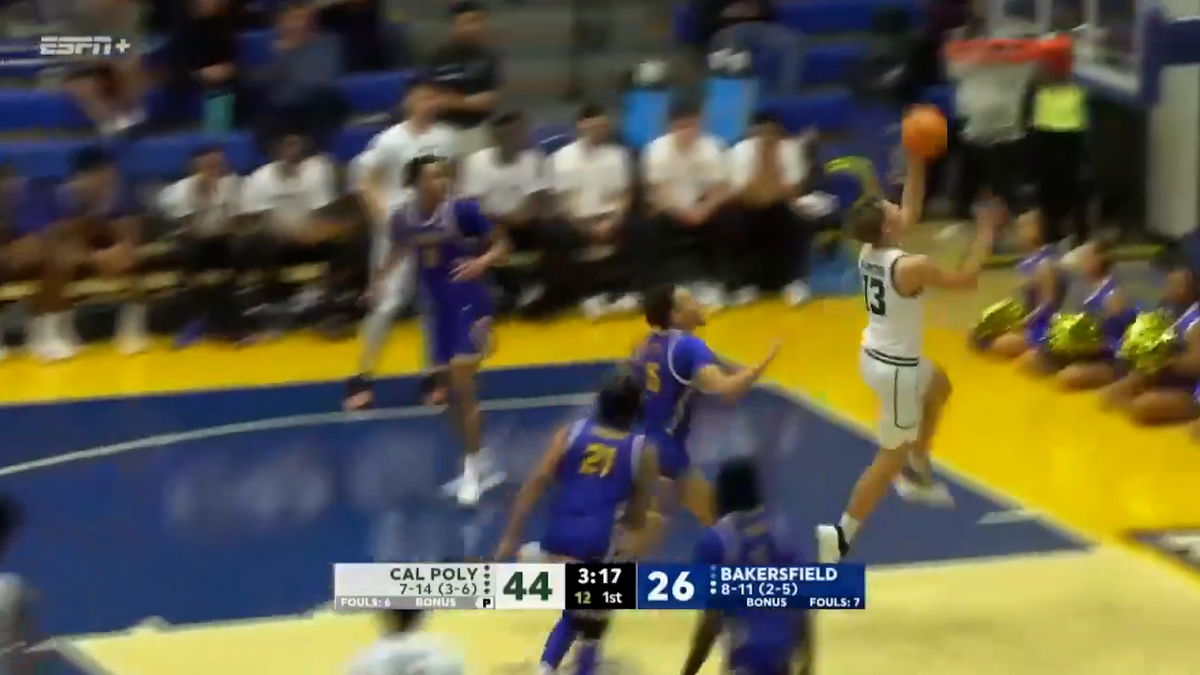 Plumtree has career night as Cal Poly tops century mark