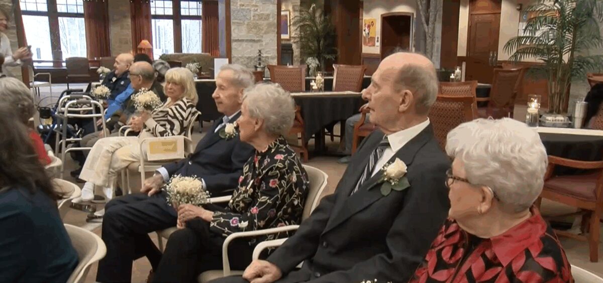 It was a celebration of 360 years of love and commitment Tuesday