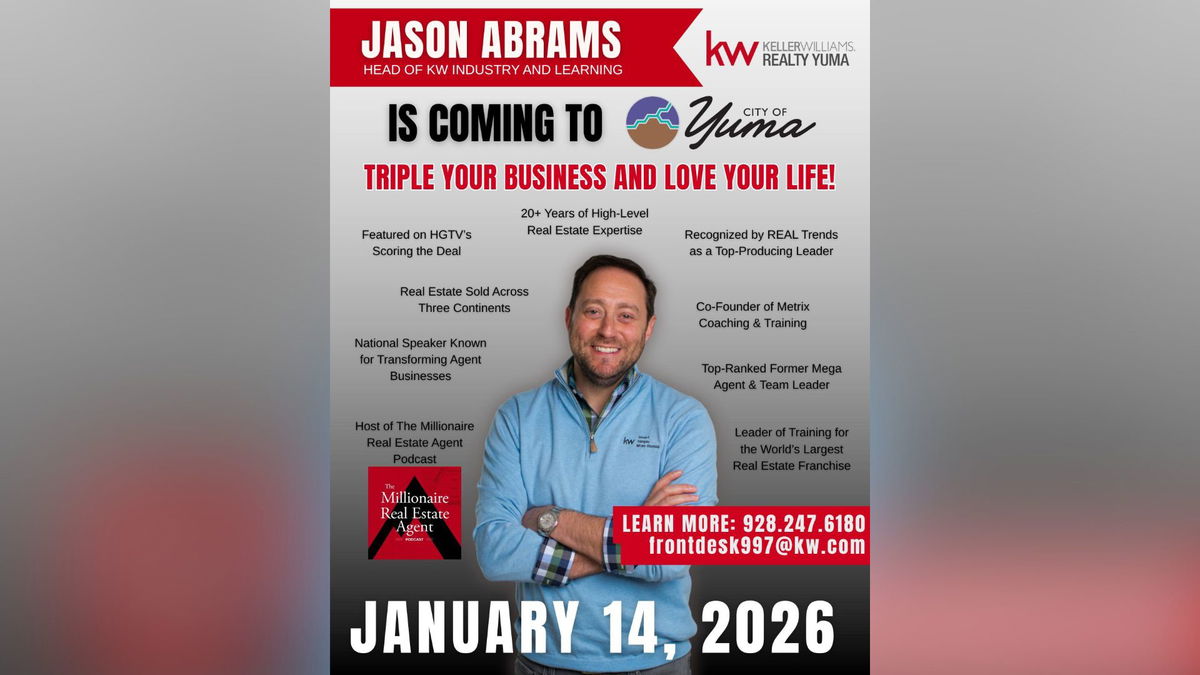 Keller Williams Realty Yuma to host real estate training