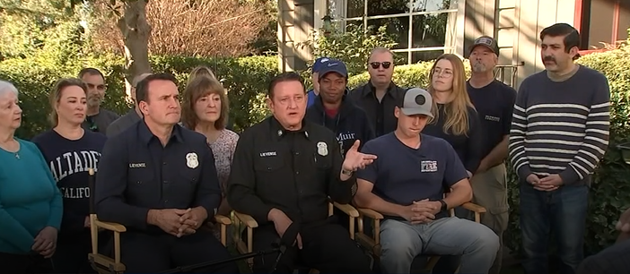 The firefight began with 20-year-old James